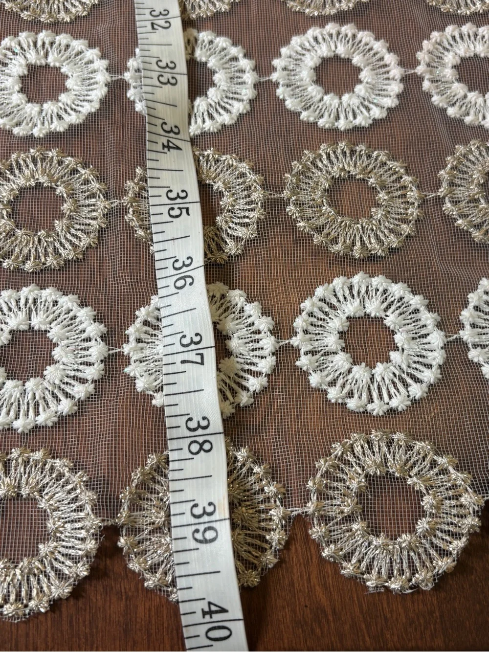 Vintage Boho 3-Piece Embroidered Lace Table Linen Set